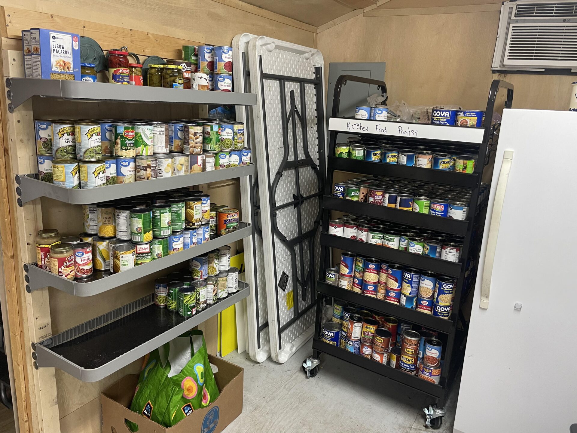 Food Pantry full from Food Drive in September 2023 (1)