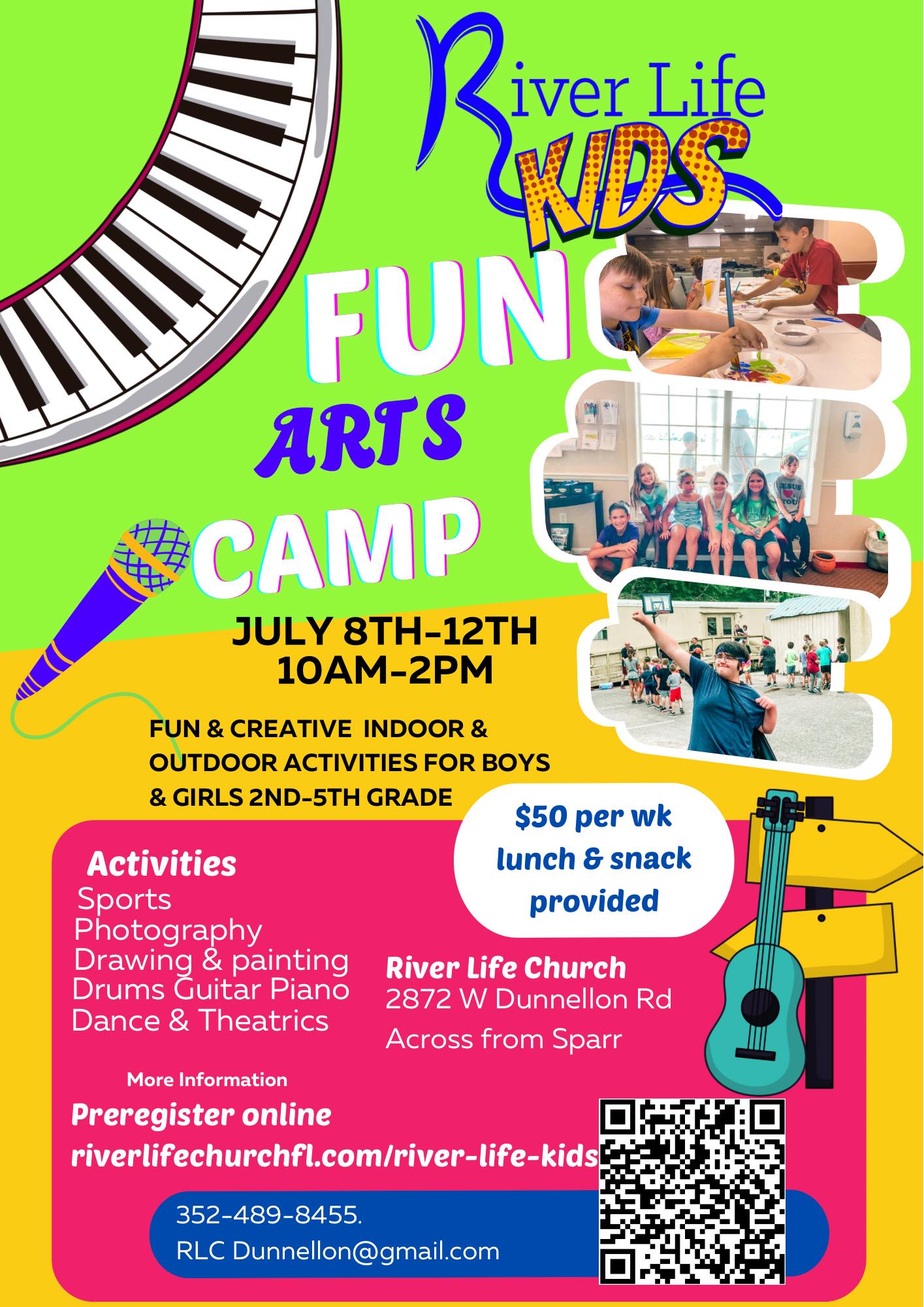 River Life Kids Fun Arts Camp