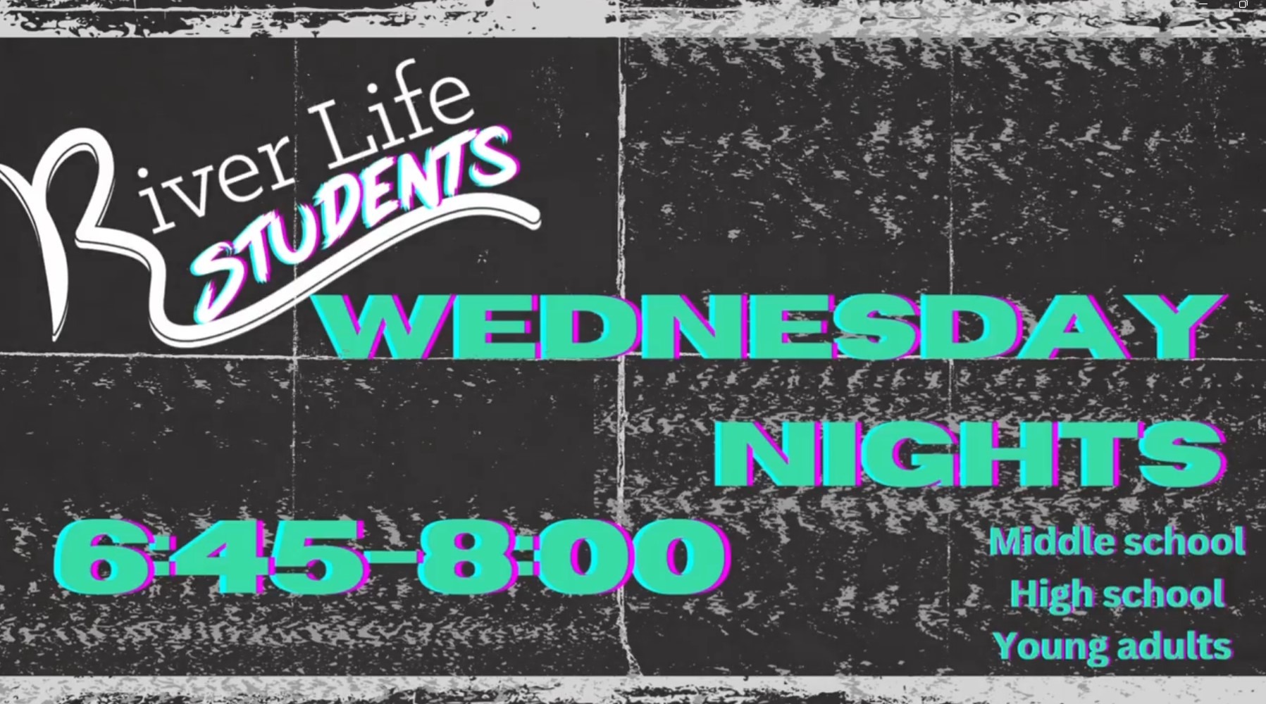 Wednesday night Youth