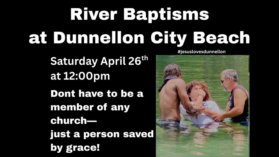 River Baptisms April 26th