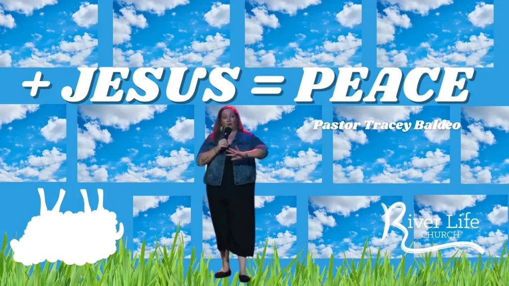 Plus Jesus equals peace